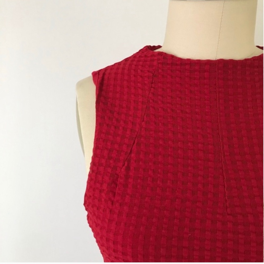 Anthropologie Deletta Red Cosgrove Skater Dress W/ Pockets! View 6